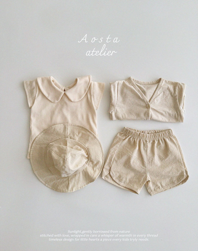 Aosta - Korean Baby Fashion - #onlinebabyboutique - Rib Collar Tee - 9