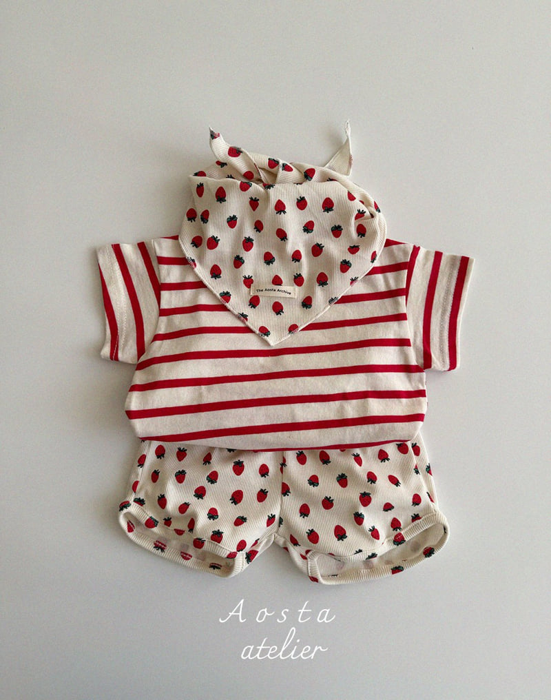 Aosta - Korean Baby Fashion - #onlinebabyboutique - Rib Scarf - 7