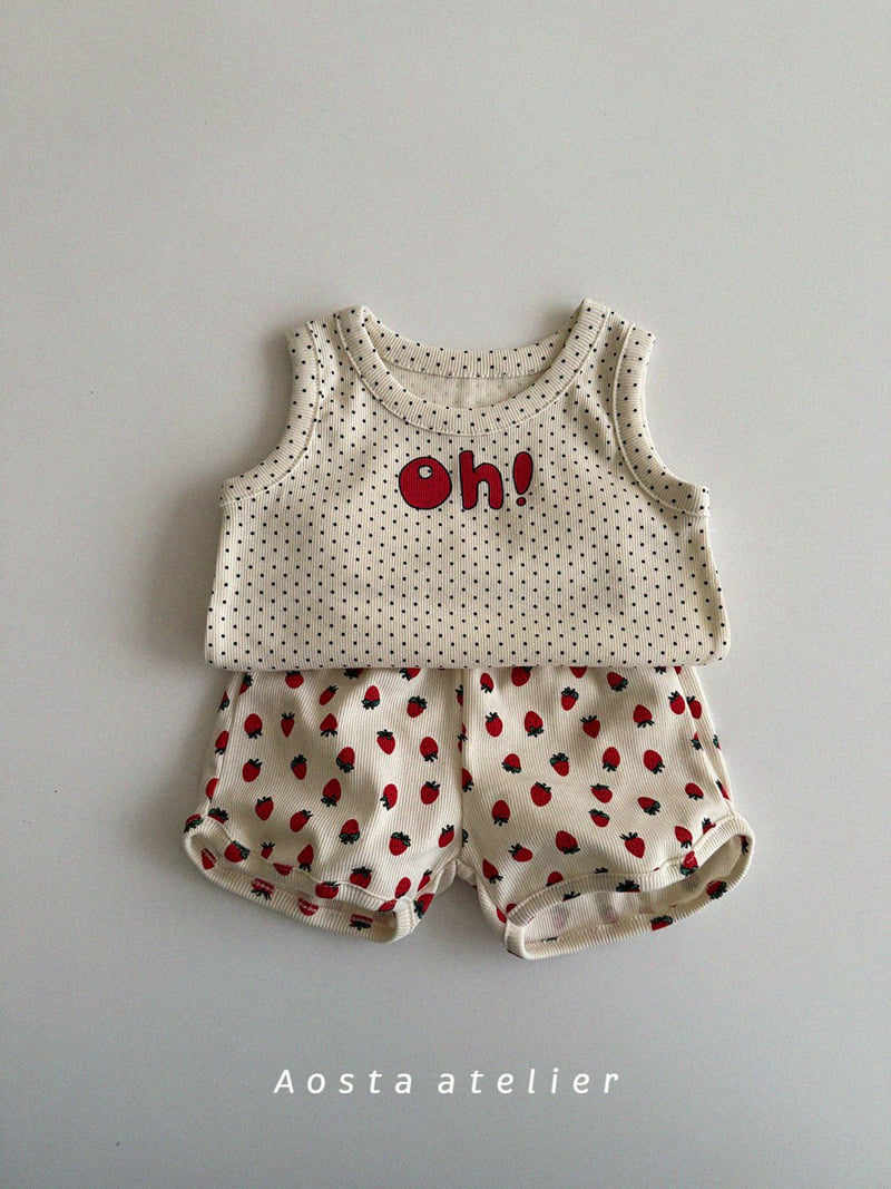 Aosta - Korean Baby Fashion - #onlinebabyboutique - Rib Short Pants - 6