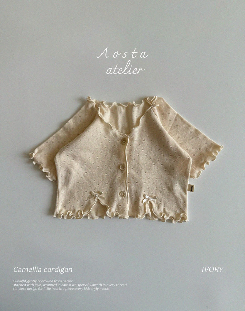 Aosta - Korean Baby Fashion - #onlinebabyboutique - Camellia Cardigan - 9