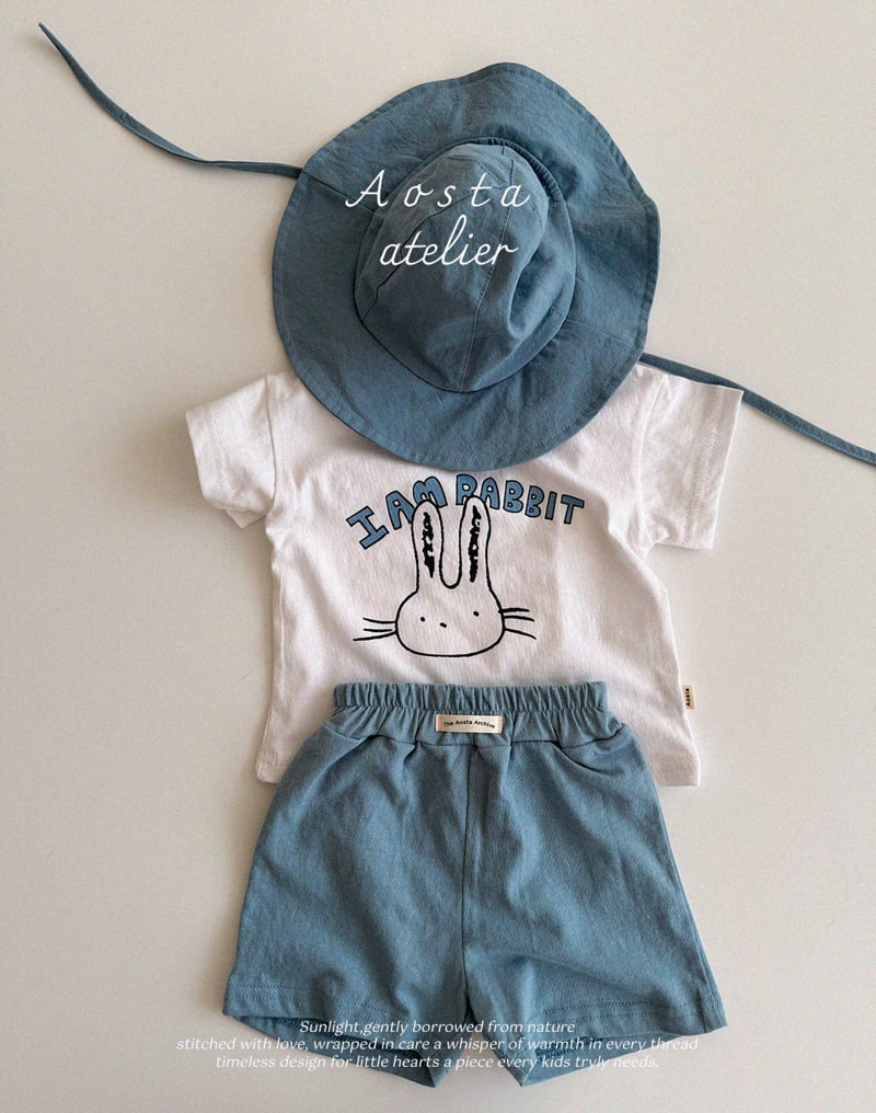Aosta - Korean Baby Fashion - #onlinebabyboutique - Rabbit Tee - 12