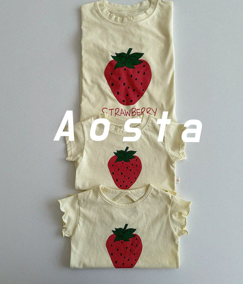Aosta - Korean Baby Fashion - #onlinebabyboutique - Strawberry Mom Tee - 7