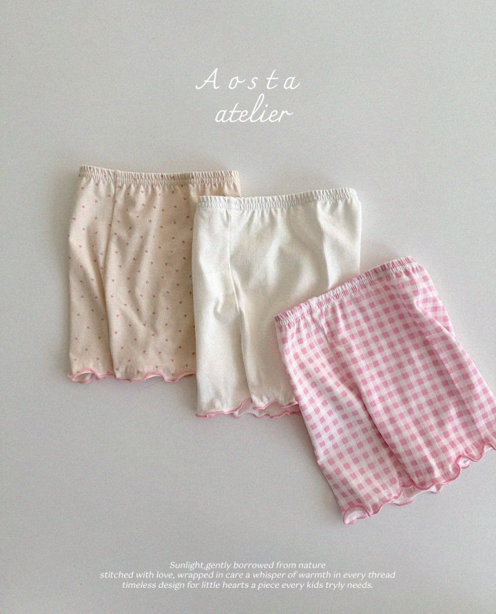 Aosta - Korean Baby Fashion - #onlinebabyshop - modesty Shorts