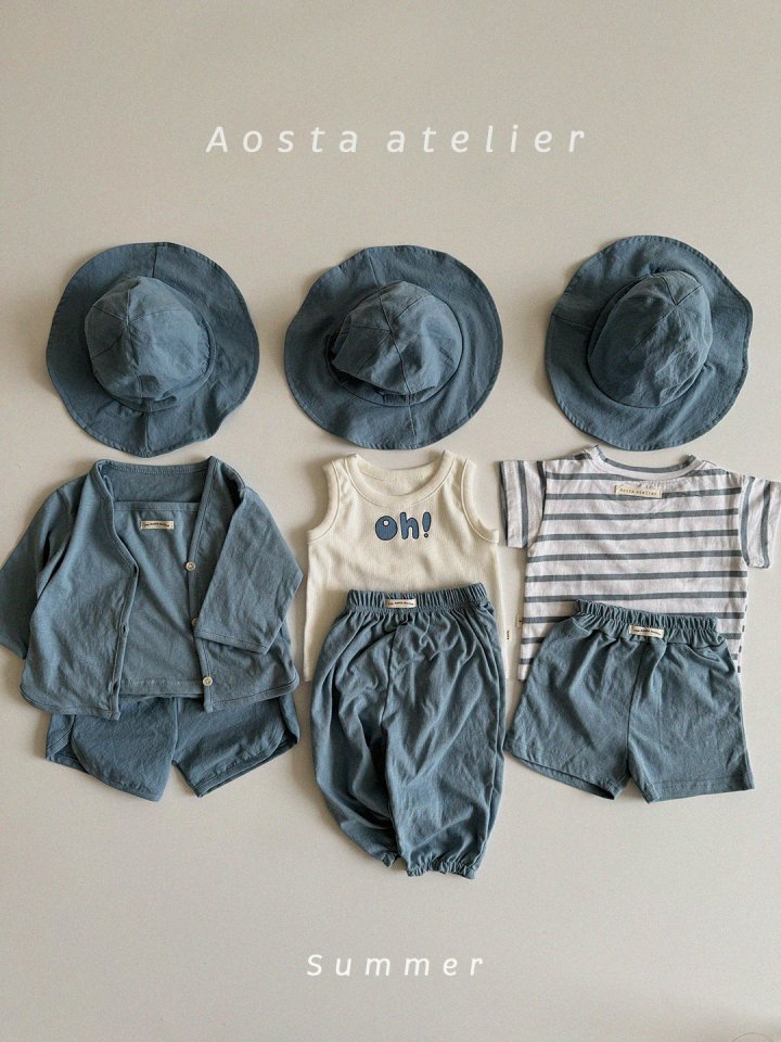 Aosta - Korean Baby Fashion - #onlinebabyshop - Linen String Tee - 9