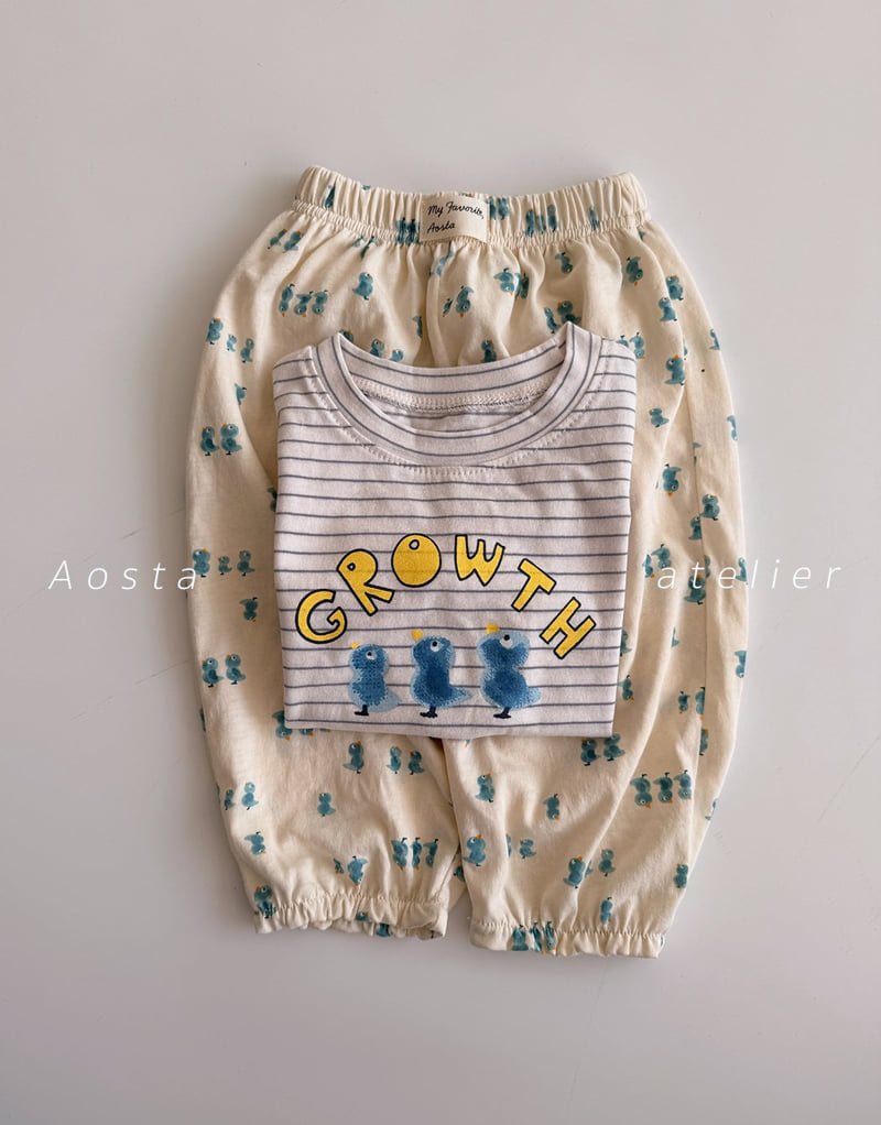 Aosta - Korean Baby Fashion - #onlinebabyshop - Grow Tee - 12