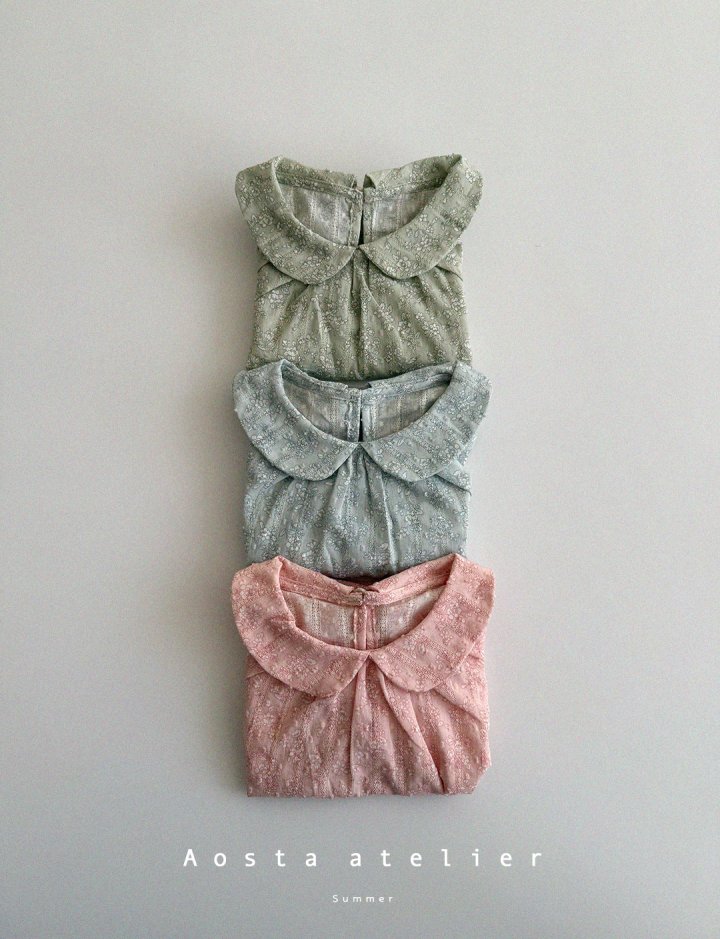 Aosta - Korean Baby Fashion - #smilingbaby - Collor Blouse - 7