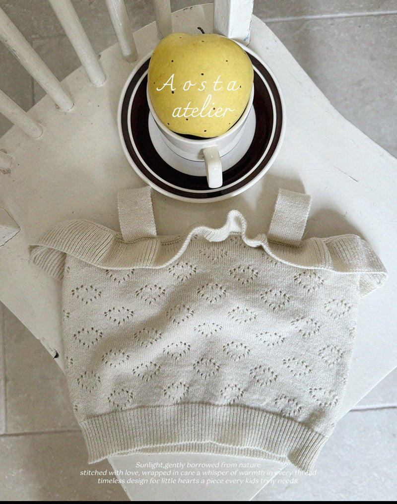 Aosta - Korean Baby Fashion - #smilingbaby - Knit Frill Blouse - 6