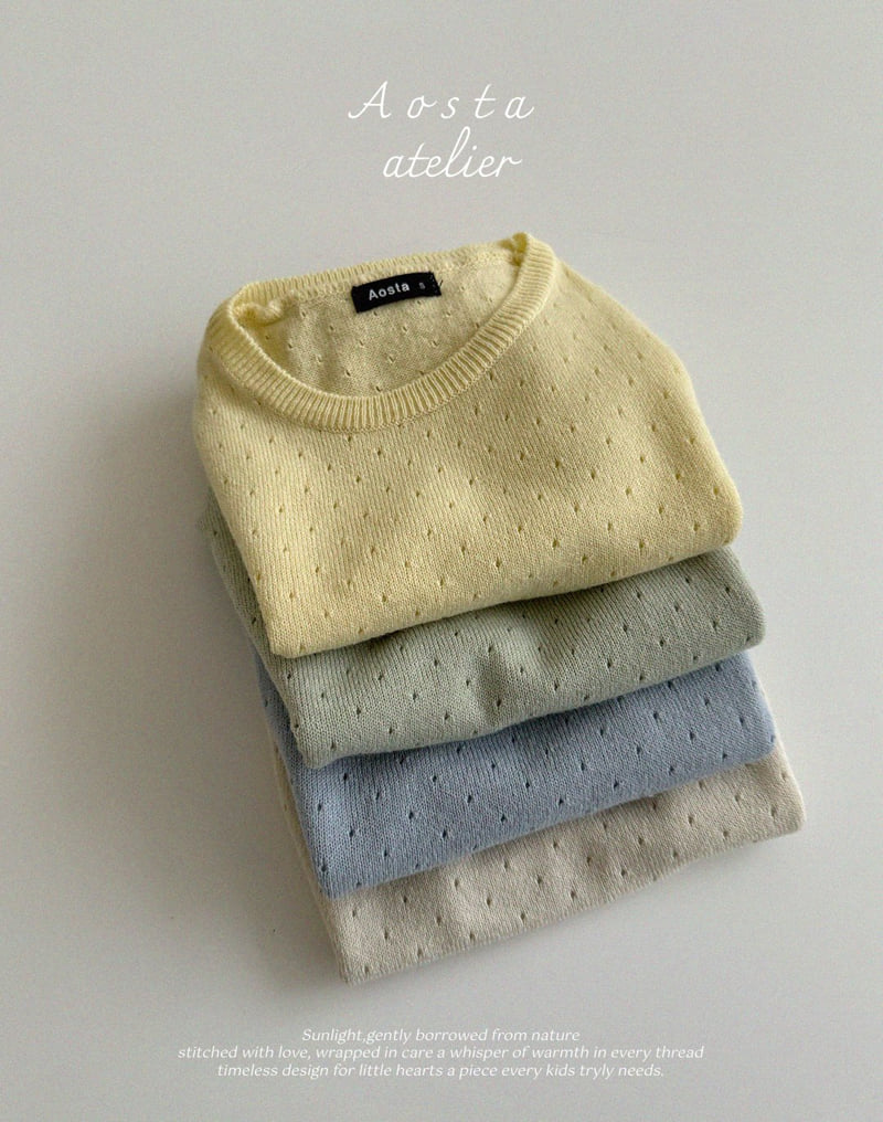 Aosta - Korean Baby Fashion - #smilingbaby - Knit Manny Tee - 2