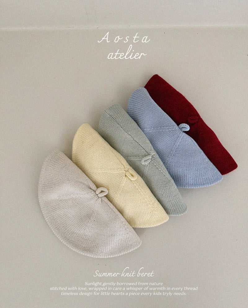 Aosta - Korean Baby Fashion - #smilingbaby - Knit Beret