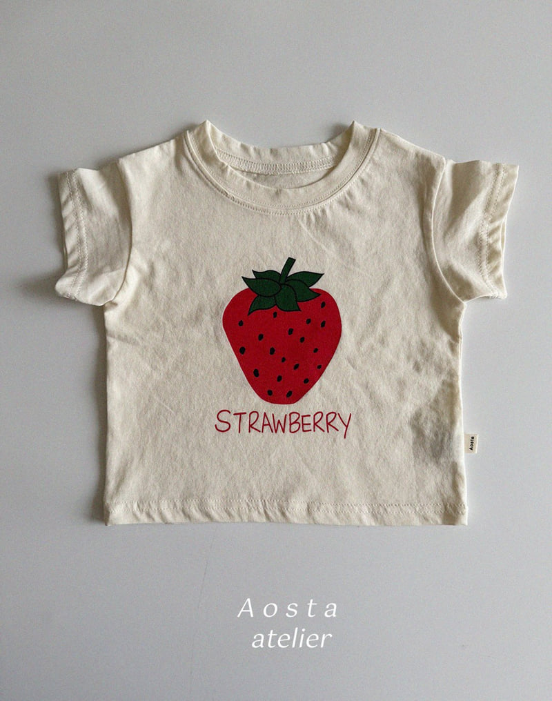 Aosta - Korean Baby Fashion - #smilingbaby - Strawberry Tee - 8