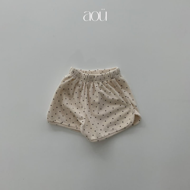 Aou Studio - Korean Baby Fashion - #babyboutique - Dot Terry Pants - 3