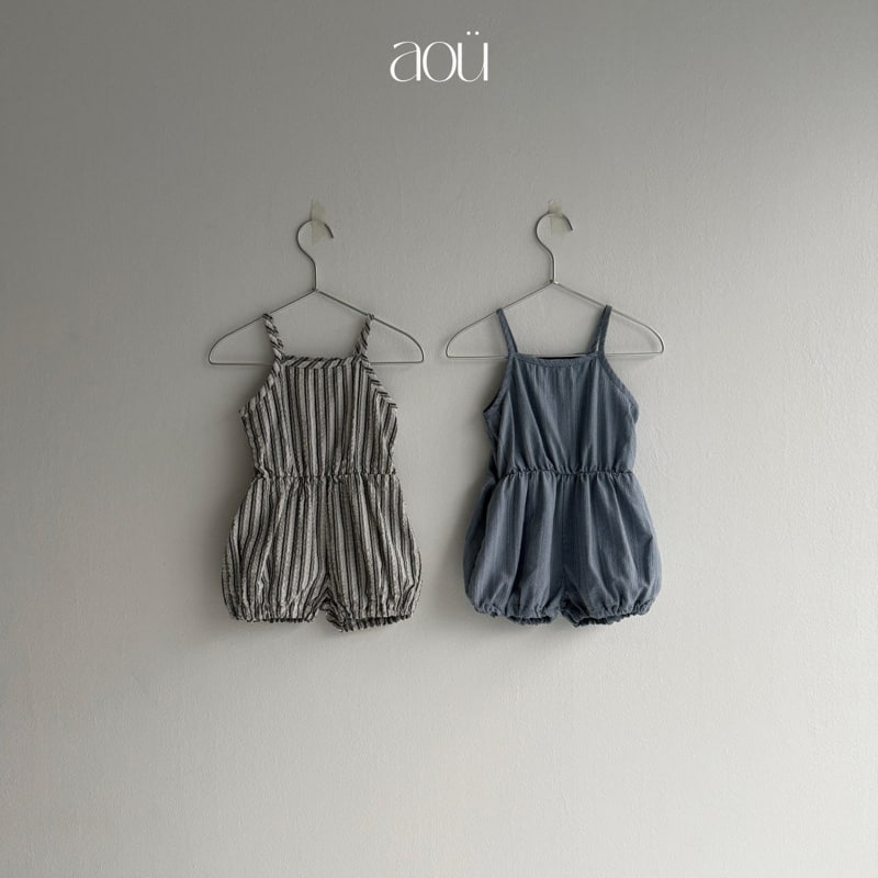 Aou Studio - Korean Baby Fashion - #babyboutique - Like Stipe Romper - 12