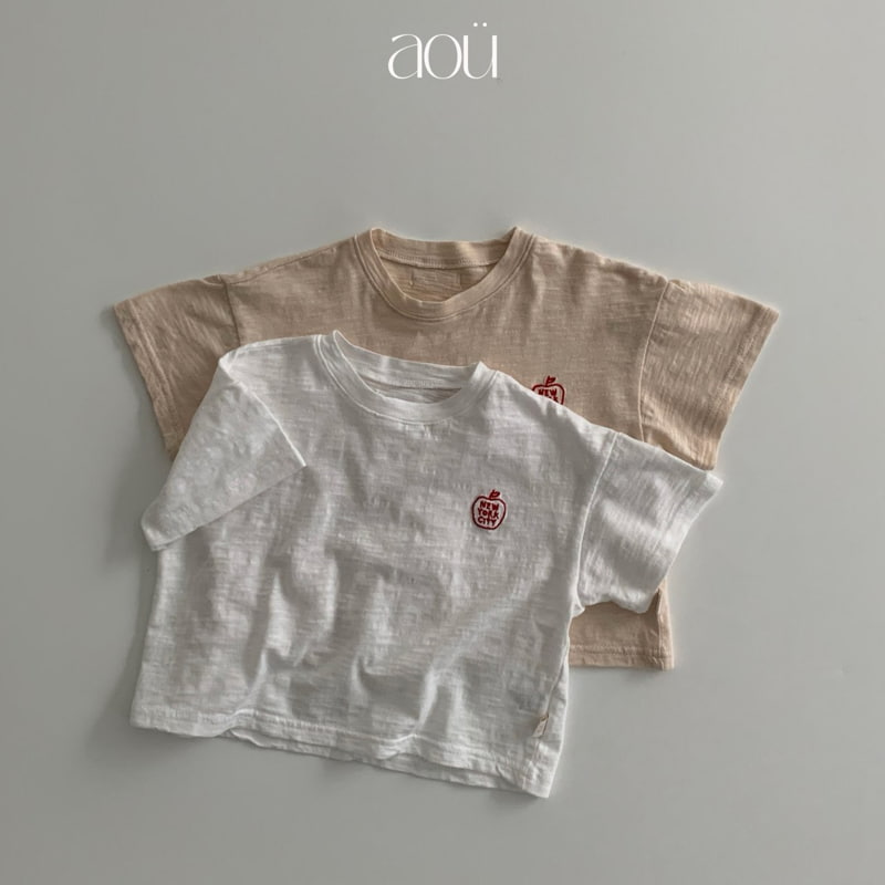 Aou Studio - Korean Baby Fashion - #babyboutique - Apple Tee - 5