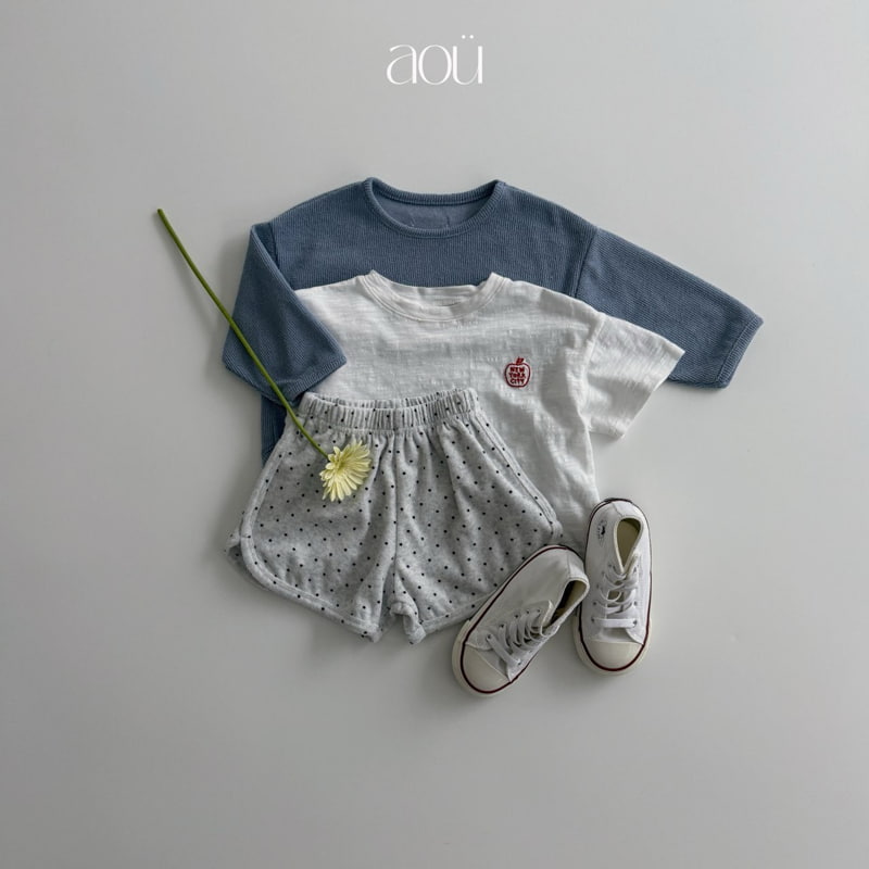 Aou Studio - Korean Baby Fashion - #babyboutique - Apple Tee - 6