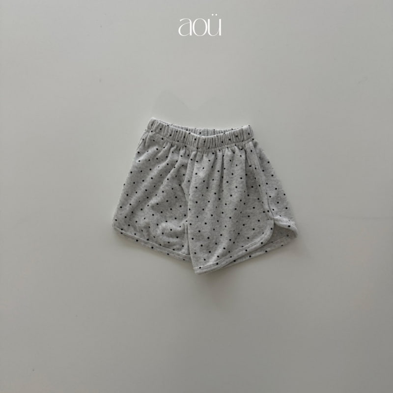 Aou Studio - Korean Baby Fashion - #babyboutique - Dot Terry Pants - 4