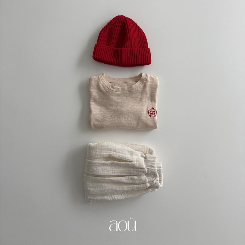 Aou Studio - Korean Baby Fashion - #babyboutiqueclothing - Apple Tee - 7