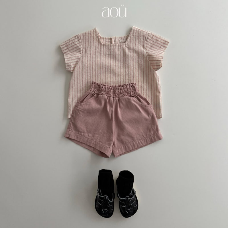 Aou Studio - Korean Baby Fashion - #babyclothing - Plain Blouse - 10