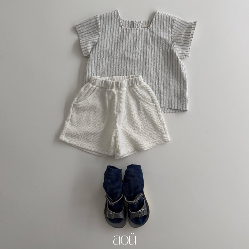 Aou Studio - Korean Baby Fashion - #babyfashion - Plain Blouse - 11
