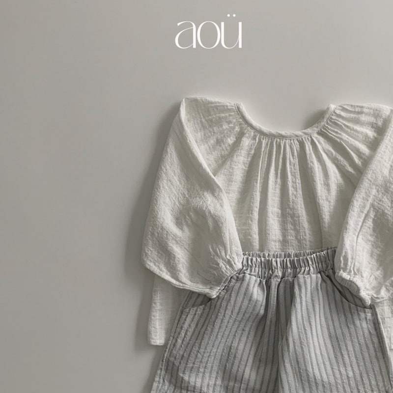 Aou Studio - Korean Baby Fashion - #babygirlfashion - Two-way Blouse - 12