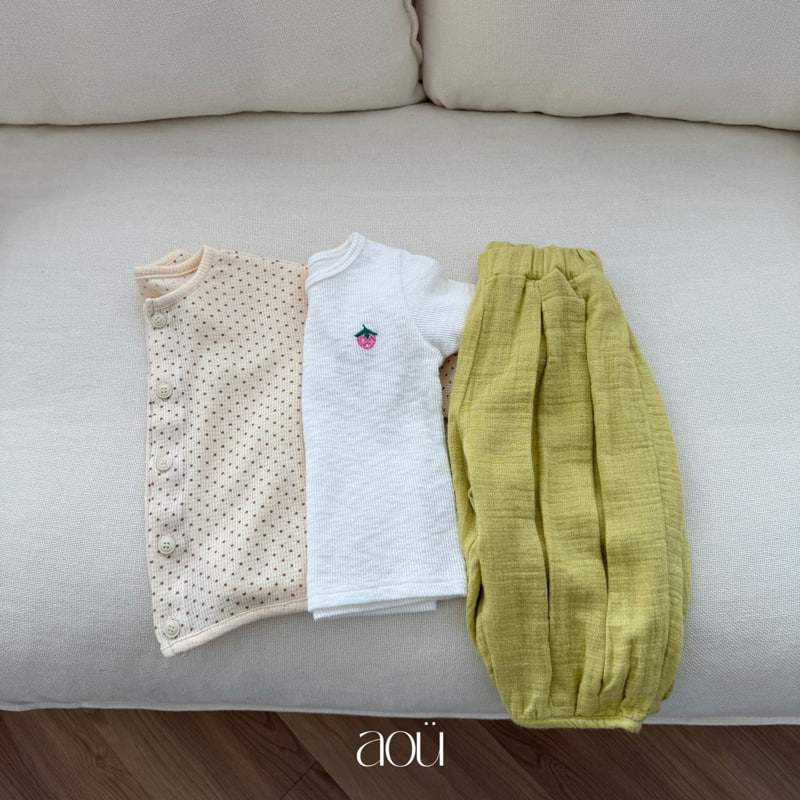 Aou Studio - Korean Baby Fashion - #babylifestyle - Double Pants - 12
