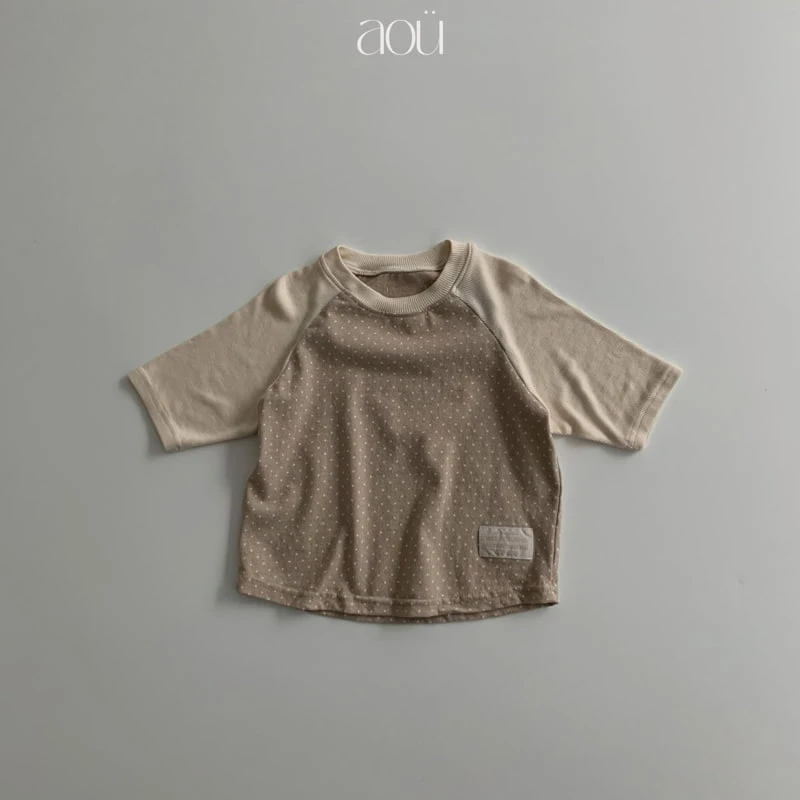 Aou Studio - Korean Baby Fashion - #babylifestyle - melo Dot Tee - 5