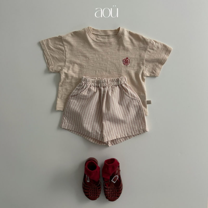 Aou Studio - Korean Baby Fashion - #babylifestyle - Apple Tee - 12