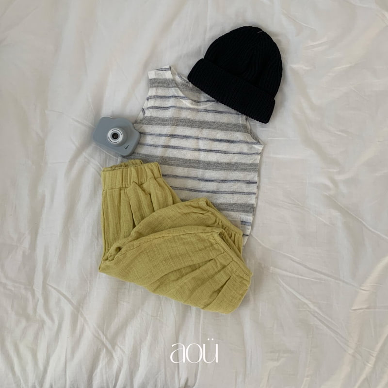 Aou Studio - Korean Baby Fashion - #babyootd - Beach Sleeveless - 9