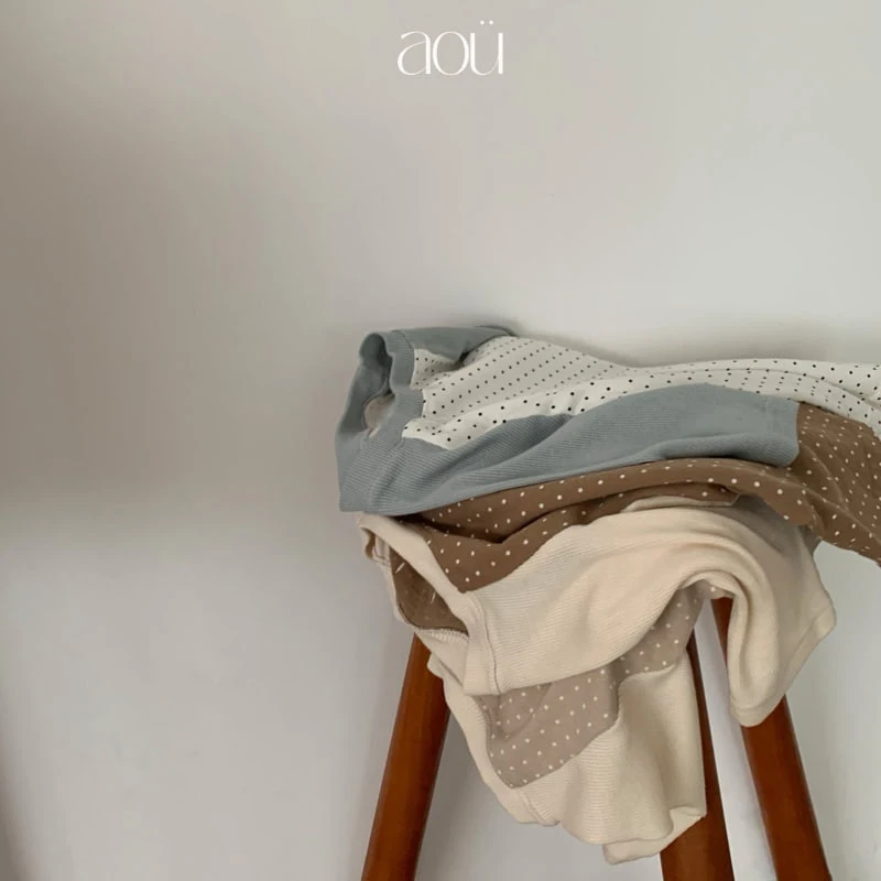 Aou Studio - Korean Baby Fashion - #babyootd - melo Dot Tee - 7
