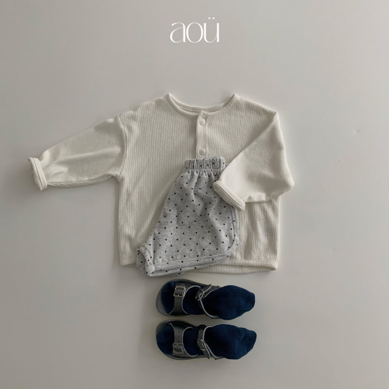 Aou Studio - Korean Baby Fashion - #babyoutfit - Dot Terry Pants - 12