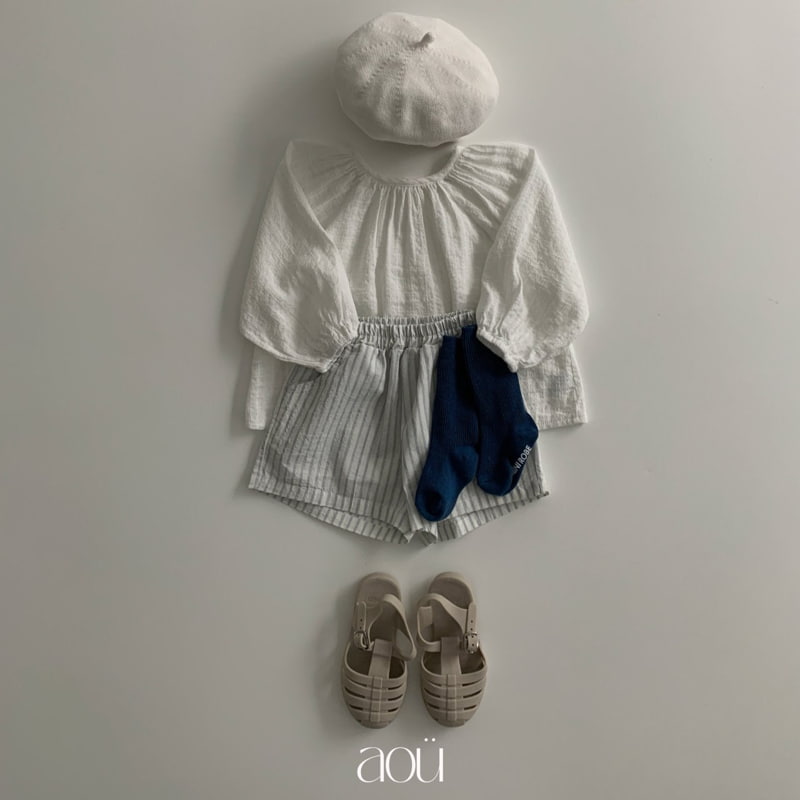 Aou Studio - Korean Baby Fashion - #babyoutfit - Plain Pants - 8