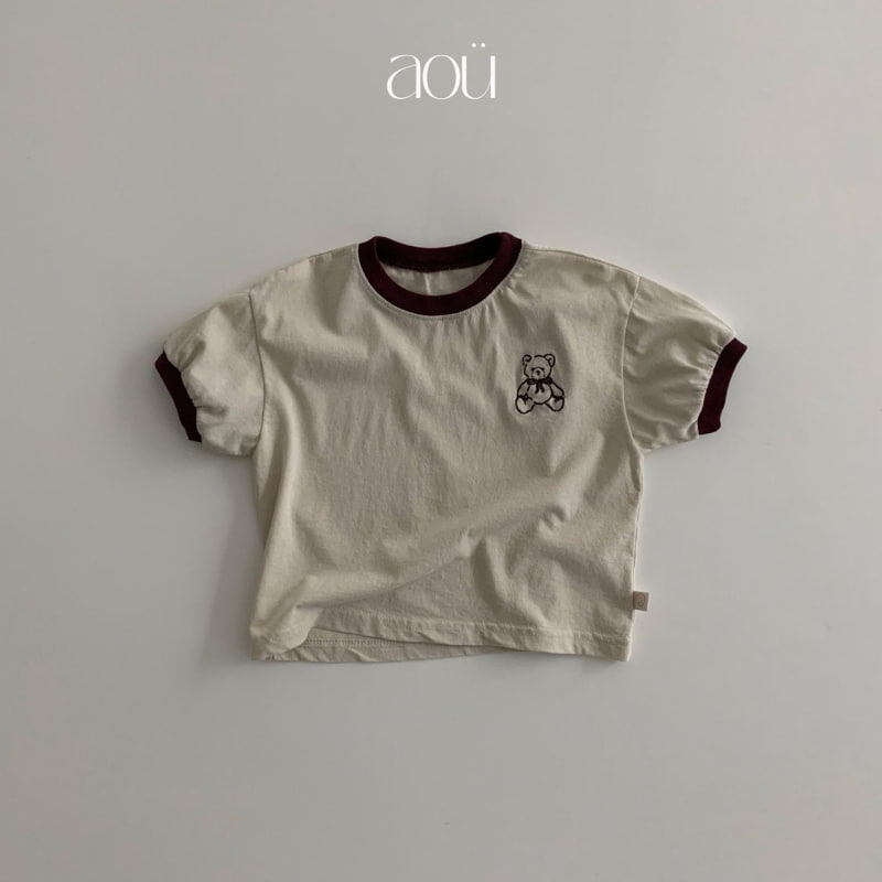 Aou Studio - Korean Baby Fashion - #babyoutfit - Teddy Tee - 3