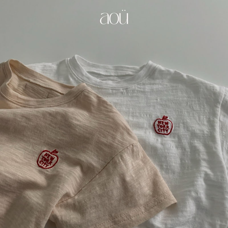 Aou Studio - Korean Baby Fashion - #babyoutfit - Apple Tee