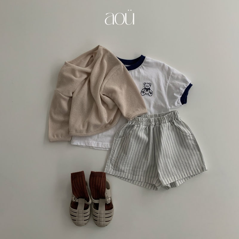 Aou Studio - Korean Baby Fashion - #onlinebabyboutique - Teddy Tee - 6