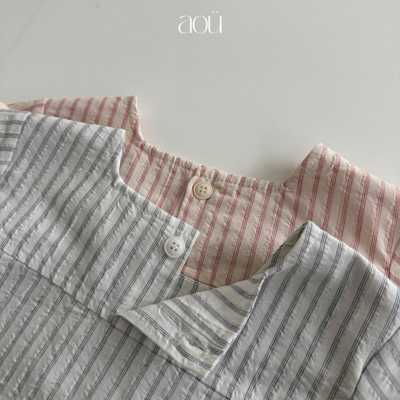 Aou Studio - Korean Baby Fashion - #onlinebabyshop - Plain Blouse - 6