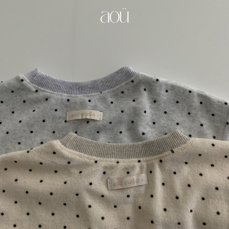 Aou Studio - Korean Baby Fashion - #onlinebabyshop - Dot Terry Tee - 5
