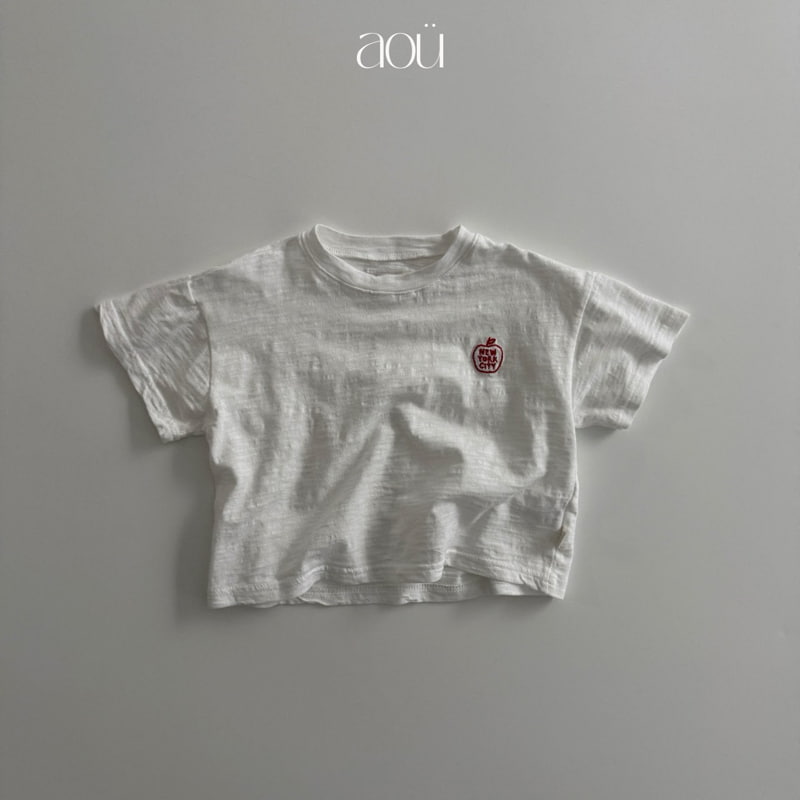 Aou Studio - Korean Baby Fashion - #onlinebabyboutique - Apple Tee - 4