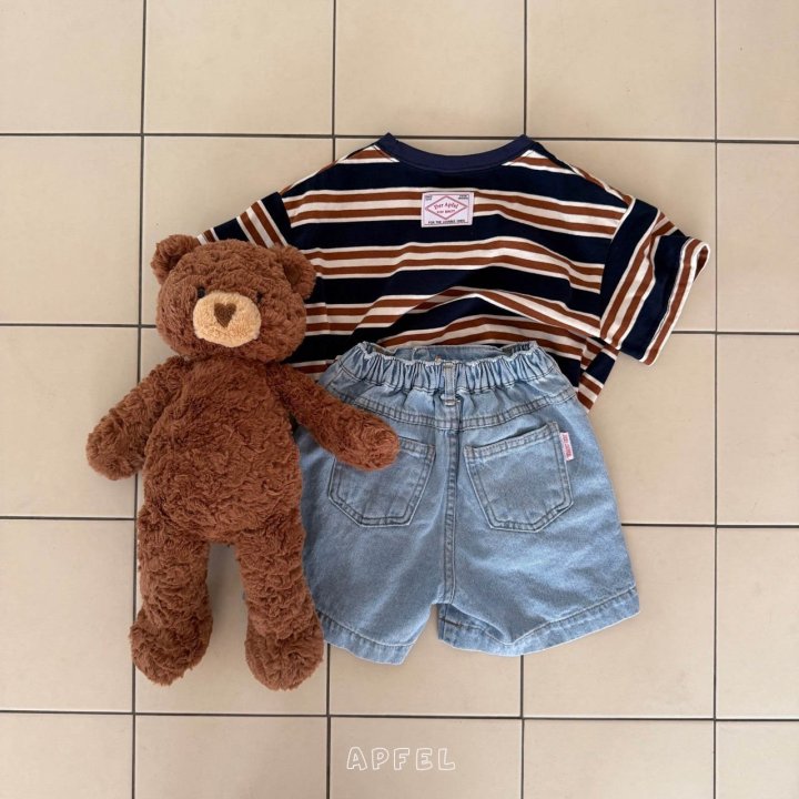 Apfel - Korean Children Fashion - #childofig - Simple Denim Pants - 3