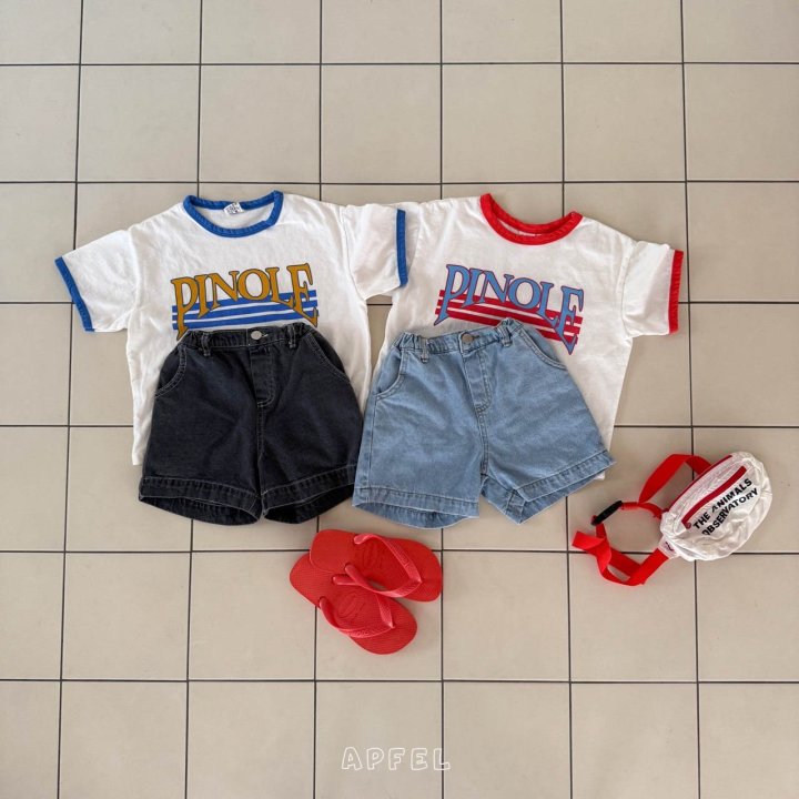 Apfel - Korean Children Fashion - #childofig - Simple Denim Pants - 4