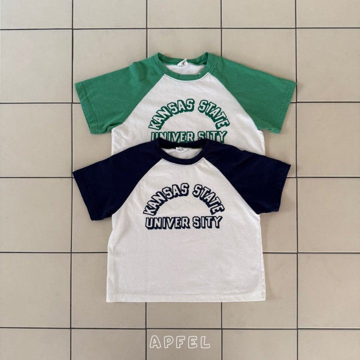 Apfel - Korean Children Fashion - #childrensboutique - Half Moon Raglan Tee