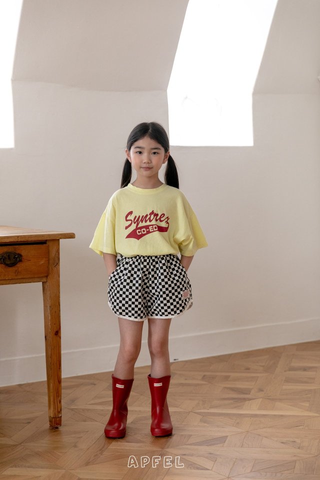 Apfel - Korean Children Fashion - #childrensboutique - Checkerboard Shorts - 6