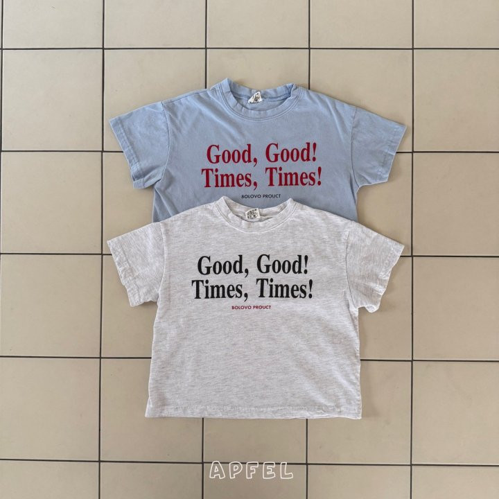 Apfel - Korean Children Fashion - #designkidswear - Good Time Tee