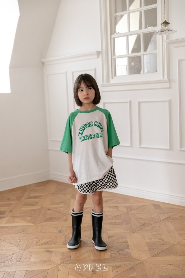 Apfel - Korean Children Fashion - #discoveringself - Half Moon Raglan Tee - 3