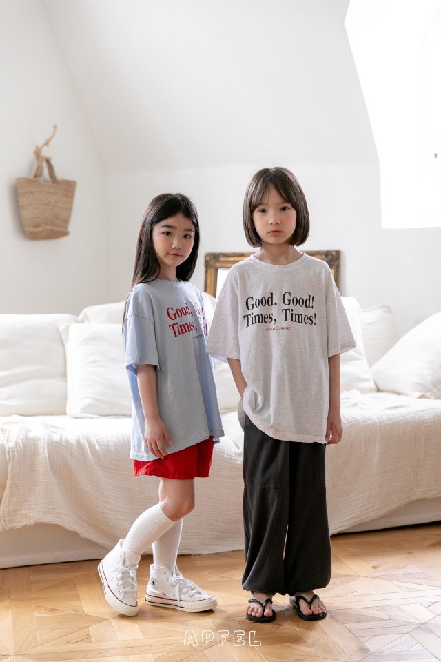 Apfel - Korean Children Fashion - #discoveringself - Good Time Tee - 2