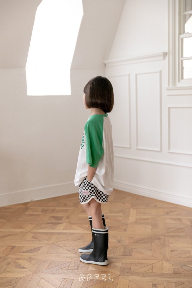 Apfel - Korean Children Fashion - #discoveringself - Half Moon Raglan Tee - 4