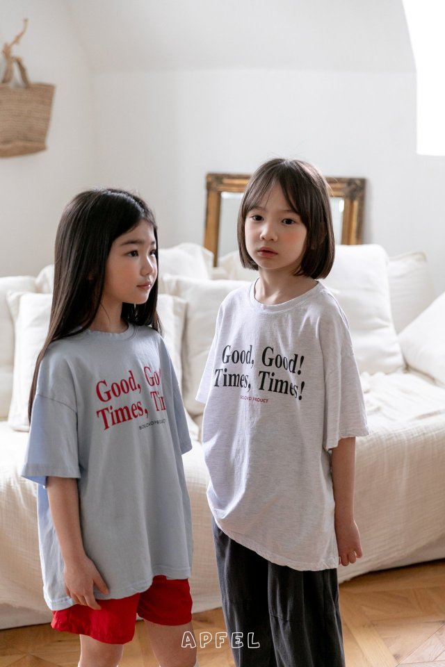 Apfel - Korean Children Fashion - #fashionkids - Good Time Tee - 3