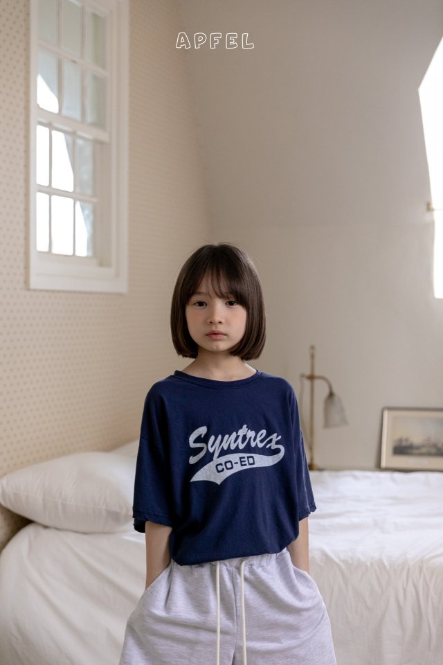 Apfel - Korean Children Fashion - #kidsshorts - School Tee - 5
