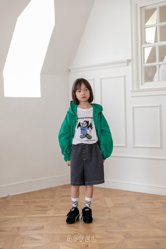 Apfel - Korean Children Fashion - #kidsstore - Simple Denim Pants - 9