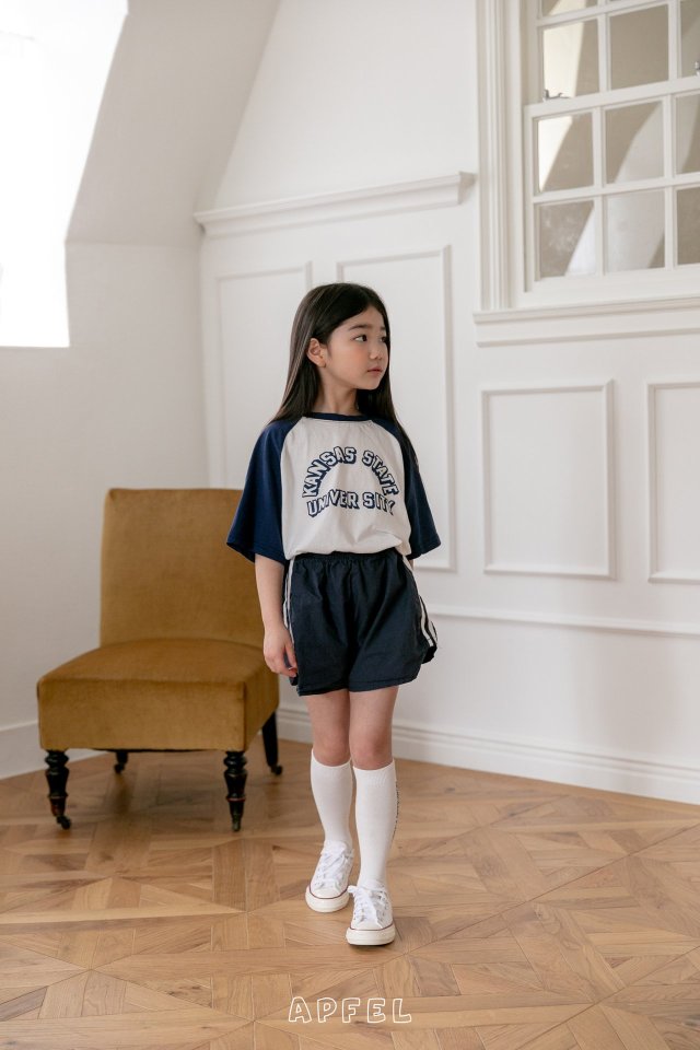 Apfel - Korean Children Fashion - #kidsstore - Tape Shorts - 3