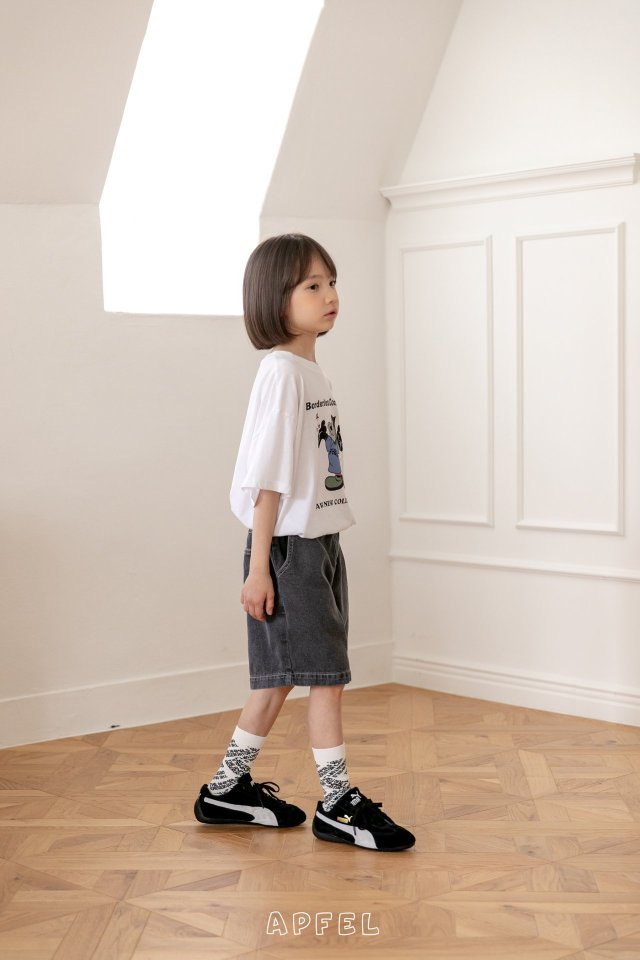 Apfel - Korean Children Fashion - #kidzfashiontrend - Simple Denim Pants - 10