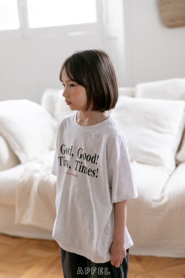 Apfel - Korean Children Fashion - #kidzfashiontrend - Good Time Tee - 6